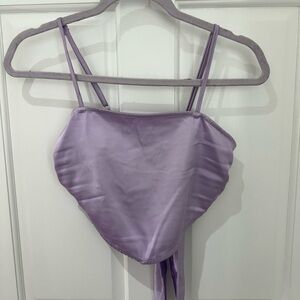 Forever 21 Lavender Crop Top